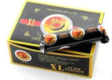 Instant-Lite 40mm Shishakohle BOX