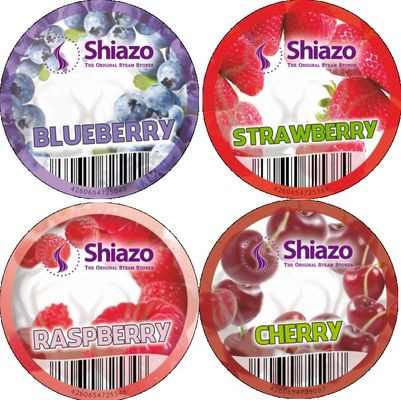 Shiazo Dampfsteine | Berry und Cherry Set | Vorteilspack mit 4 Sorten